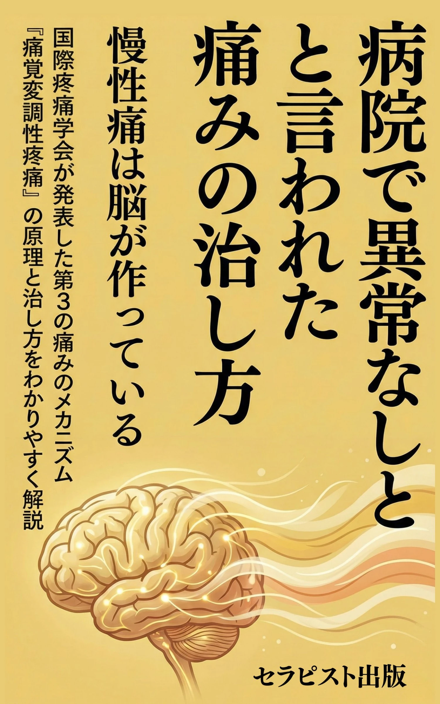 著書『病院で異常なしと言われた痛みの治し方 慢性痛は脳が作っている』表紙